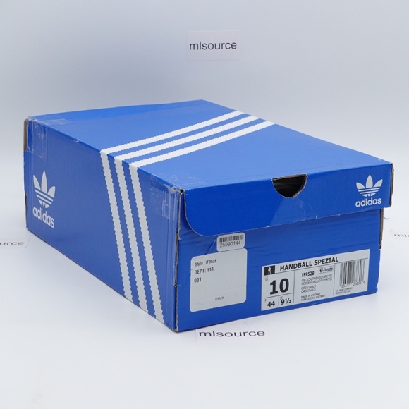 NEW Size 10 Men's adidas Originals Handball Spezial Sneakers IF9528 Core Black - Picture 4 of 7